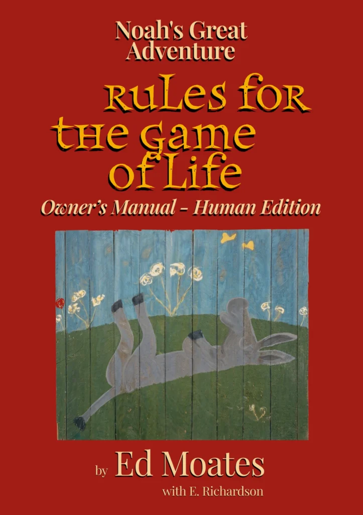 Book cover of Noah’s Great Adventure: Rules for the Game of Life by Ed Moates, featuring geese.
